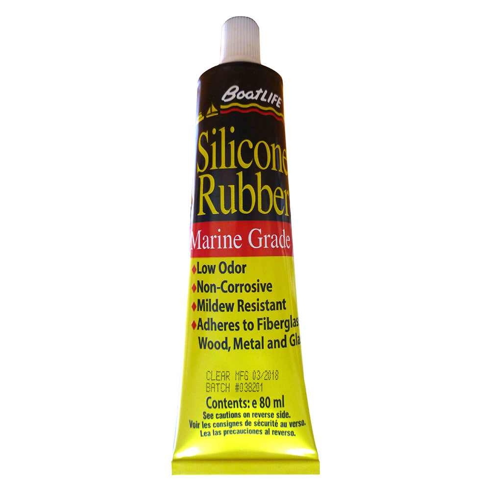 BoatLIFE Silicone Rubber Tube in black, 2.8 fl oz, used for sealing and waterproofing in marine applications.