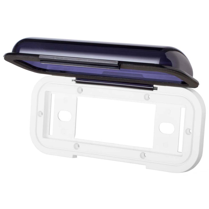 Boss Audio MRC5 universal radio cover in black and white, made of durable accessories material for car radios.