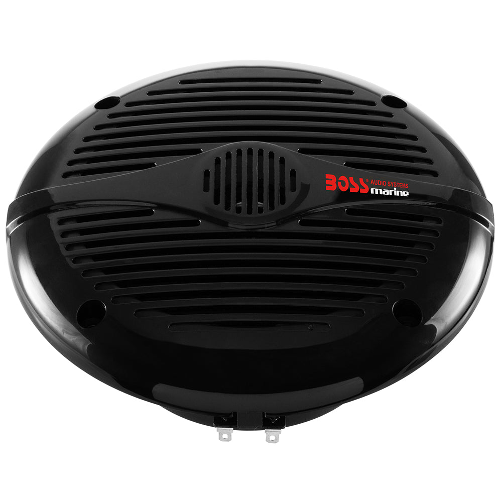 Black Boss Audio 6.5-inch MR60B speakers with 200W power output, designed for quality car audio sound.