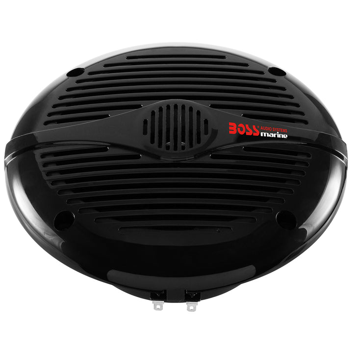 Black Boss Audio 6.5-inch MR60B speakers with 200W power output, designed for quality car audio sound.