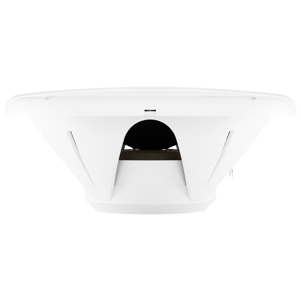 White Boss Audio 6"x 9" MR690 oval speakers with 350W power output, designed for car audio systems.