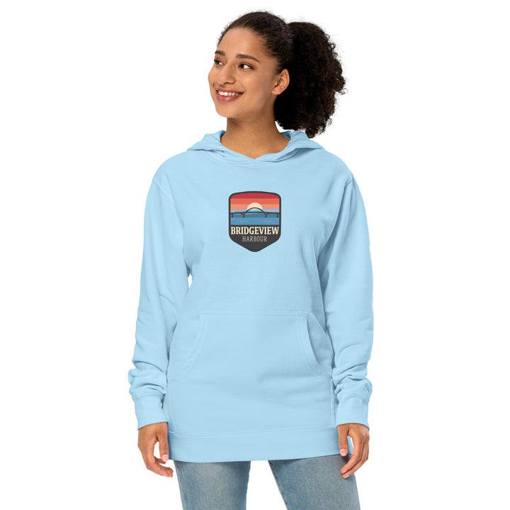 Sweat à capuche unisexe mi-lourd Bridgeview