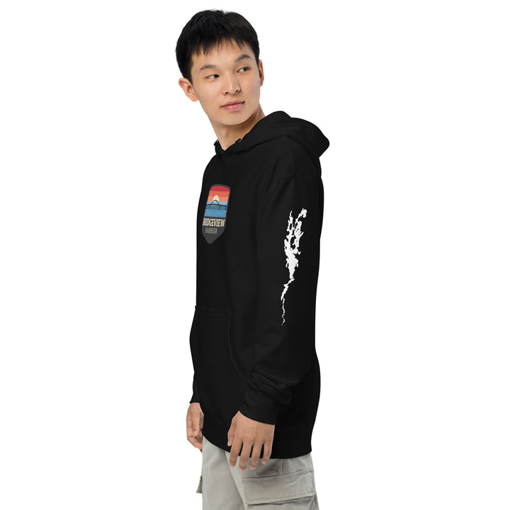Sweat à capuche unisexe mi-lourd Bridgeview