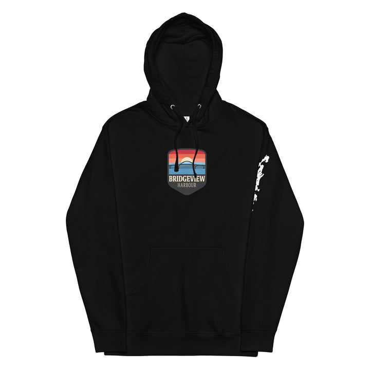 Sweat à capuche unisexe mi-lourd Bridgeview