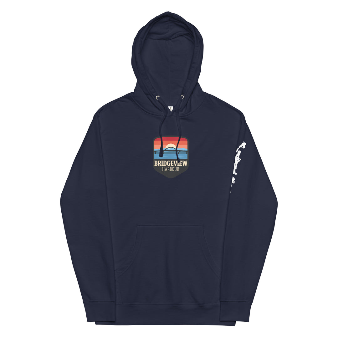 Sweat à capuche unisexe mi-lourd Bridgeview