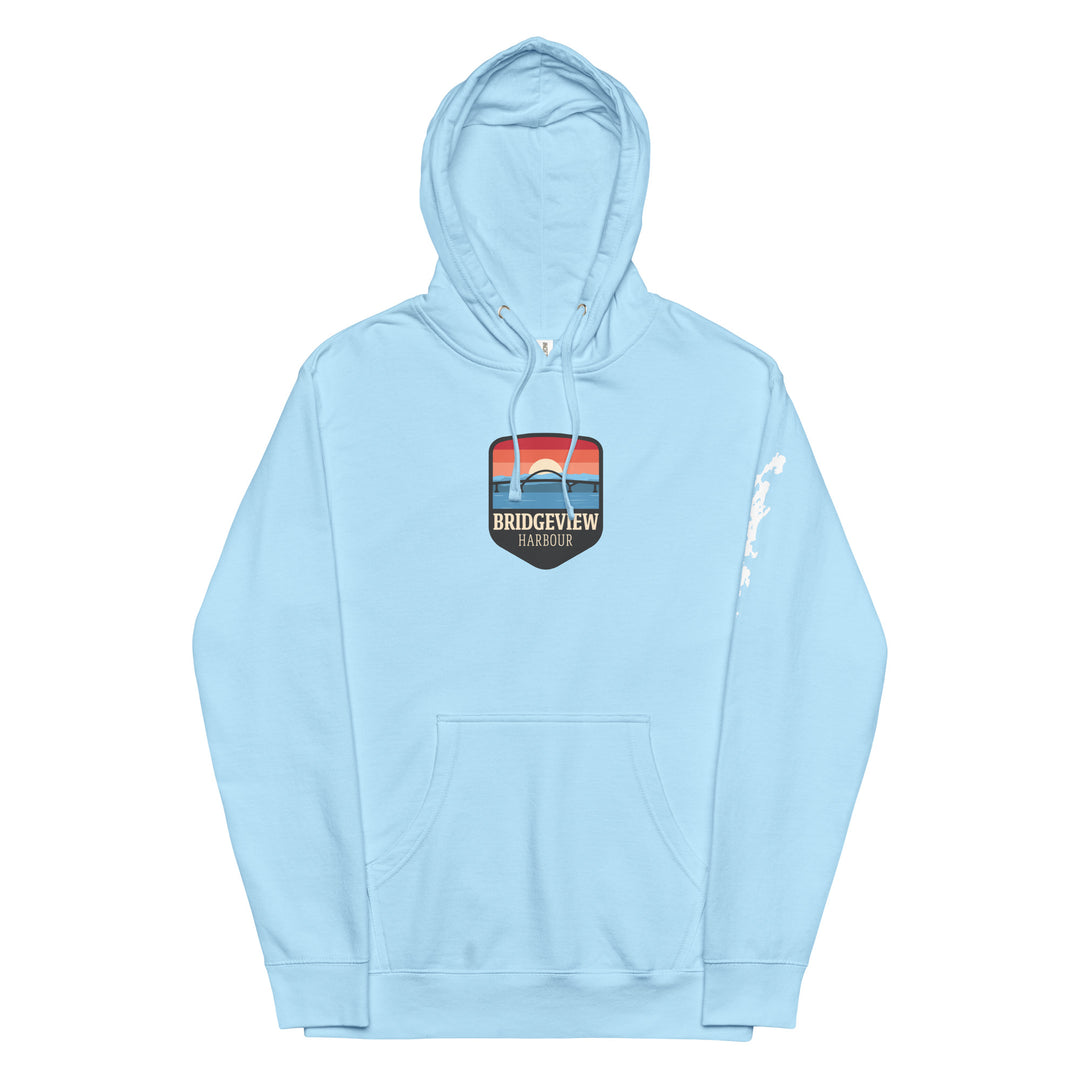 Sweat à capuche unisexe mi-lourd Bridgeview
