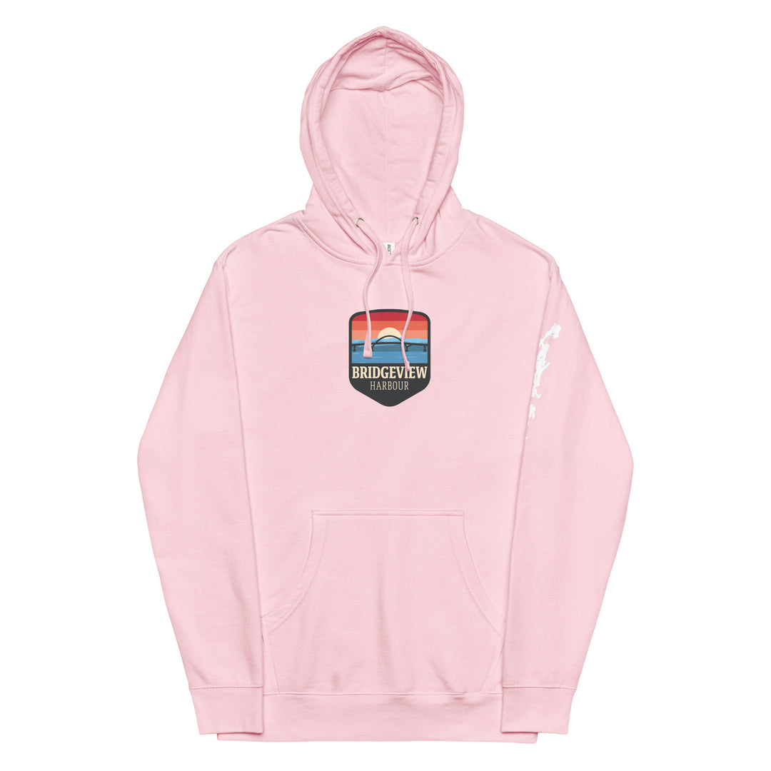 Sweat à capuche unisexe mi-lourd Bridgeview