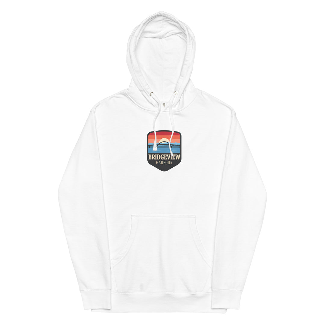Sweat à capuche unisexe mi-lourd Bridgeview