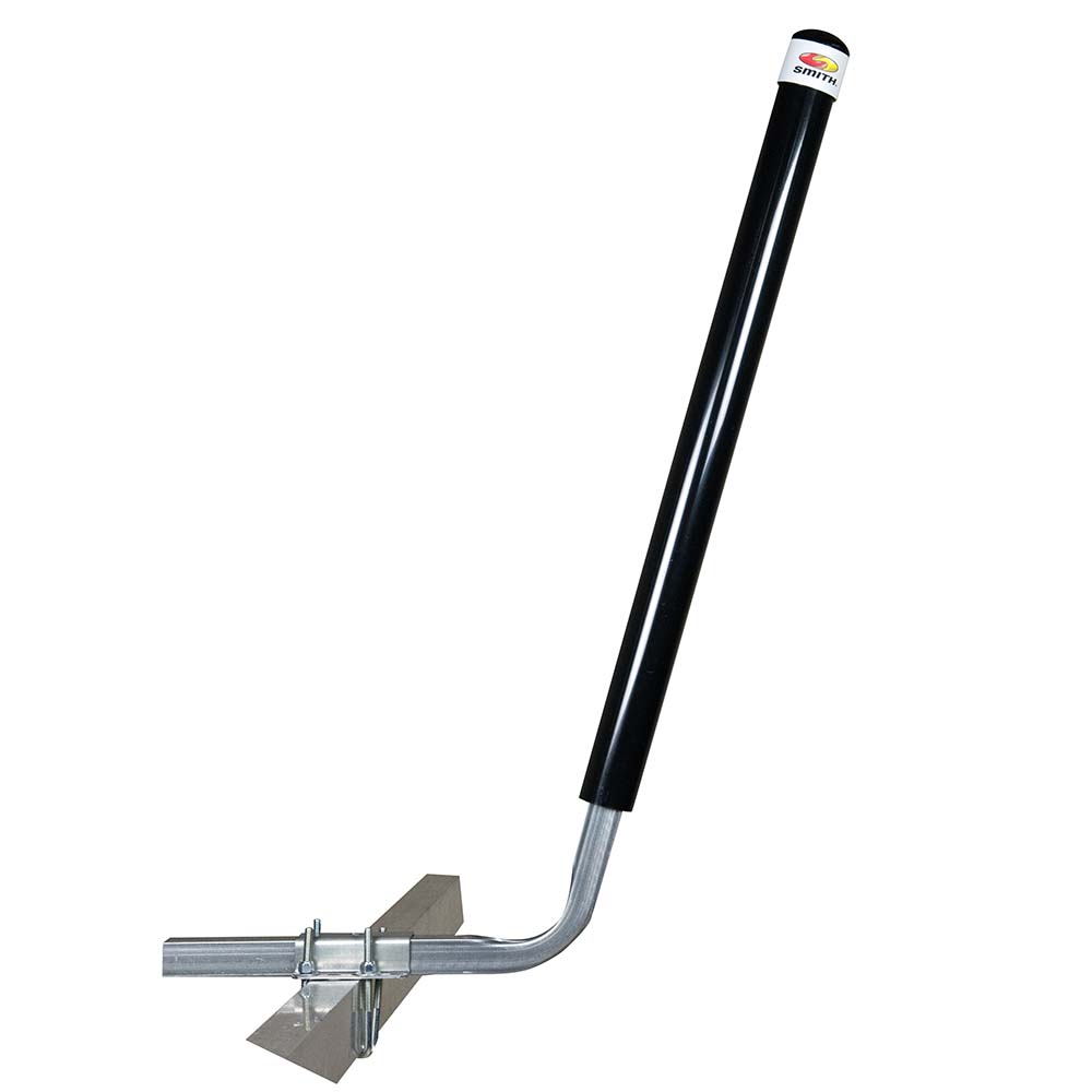Black C.E. Smith 40-inch angled post guide-on for boats, made of durable guide-ons material.