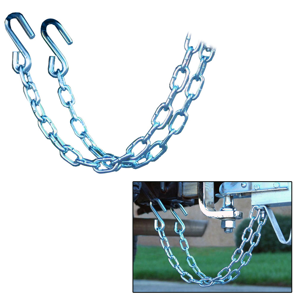 C.E. Smith Class IV Safety Chain Set for hitches, featuring durable safety chains with hooks for secure towing.