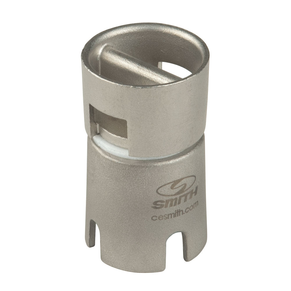 C.E. Smith Drop-in Swivel for rod holder accessories, black plastic and metal construction, designed for boat fishing rod setups.