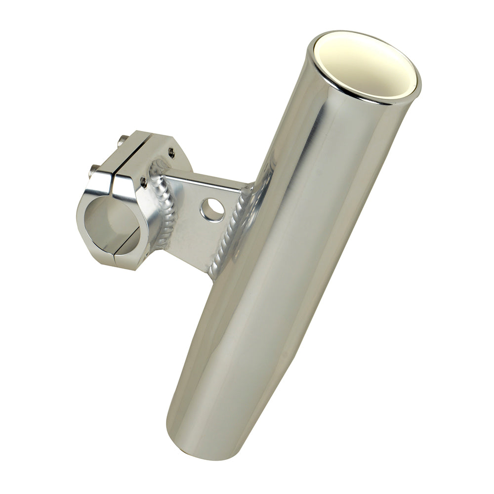 C.E. Smith aluminum clamp-on rod holder for boats, horizontal mount, fits 1.315-inch OD fishing or trolling rods.