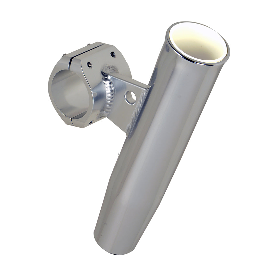 C.E. Smith aluminum clamp-on rod holder for boats, horizontal mount, 2.375-inch diameter OD, durable marine fishing accessory