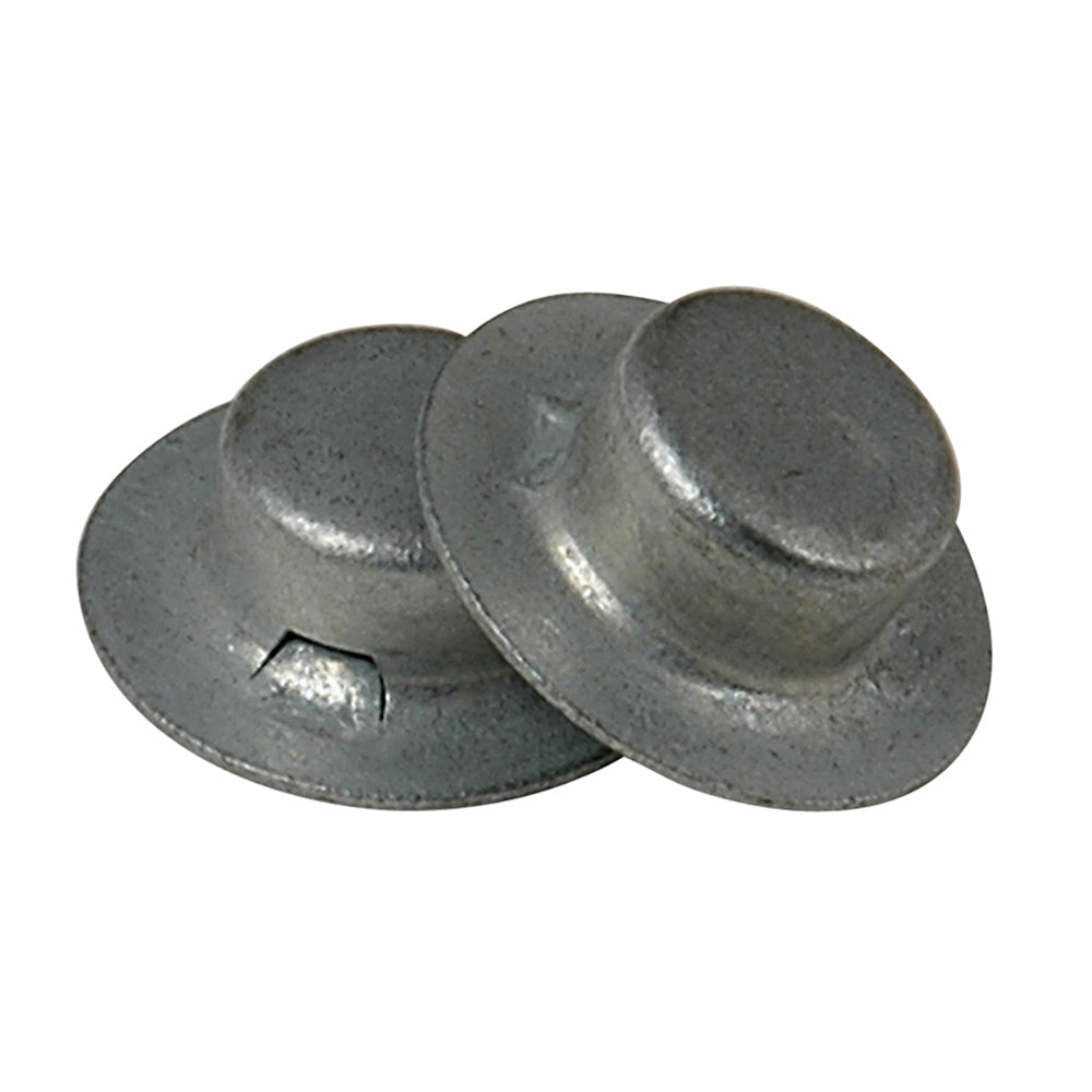 C.E. Smith zinc cap nuts, 5/8 inch, set of 8, for rollers and brackets, durable hardware for marine or trailer applications.
