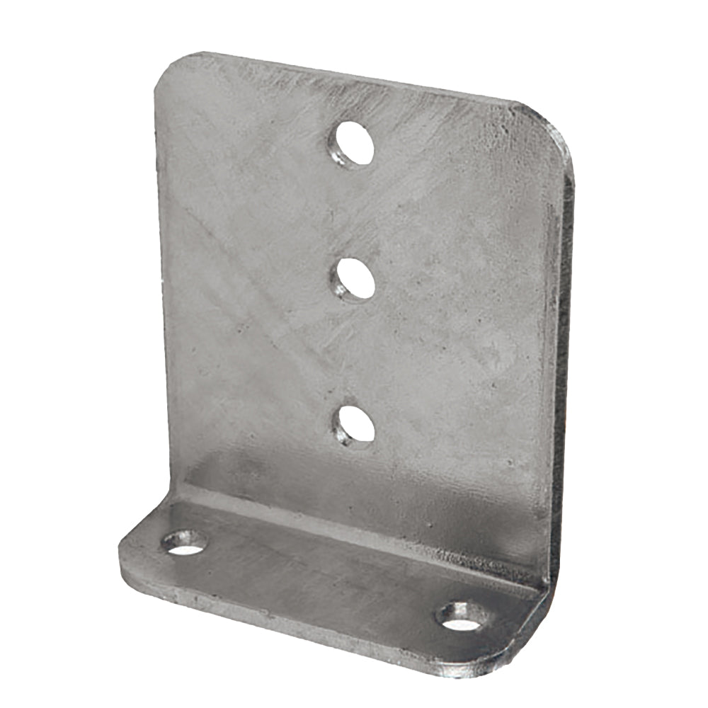 C.E. Smith Vertical 90 Bunk Bracket made of aluminum, 5" x 6", designed for boat or trailer bunks, with rollers and brackets.