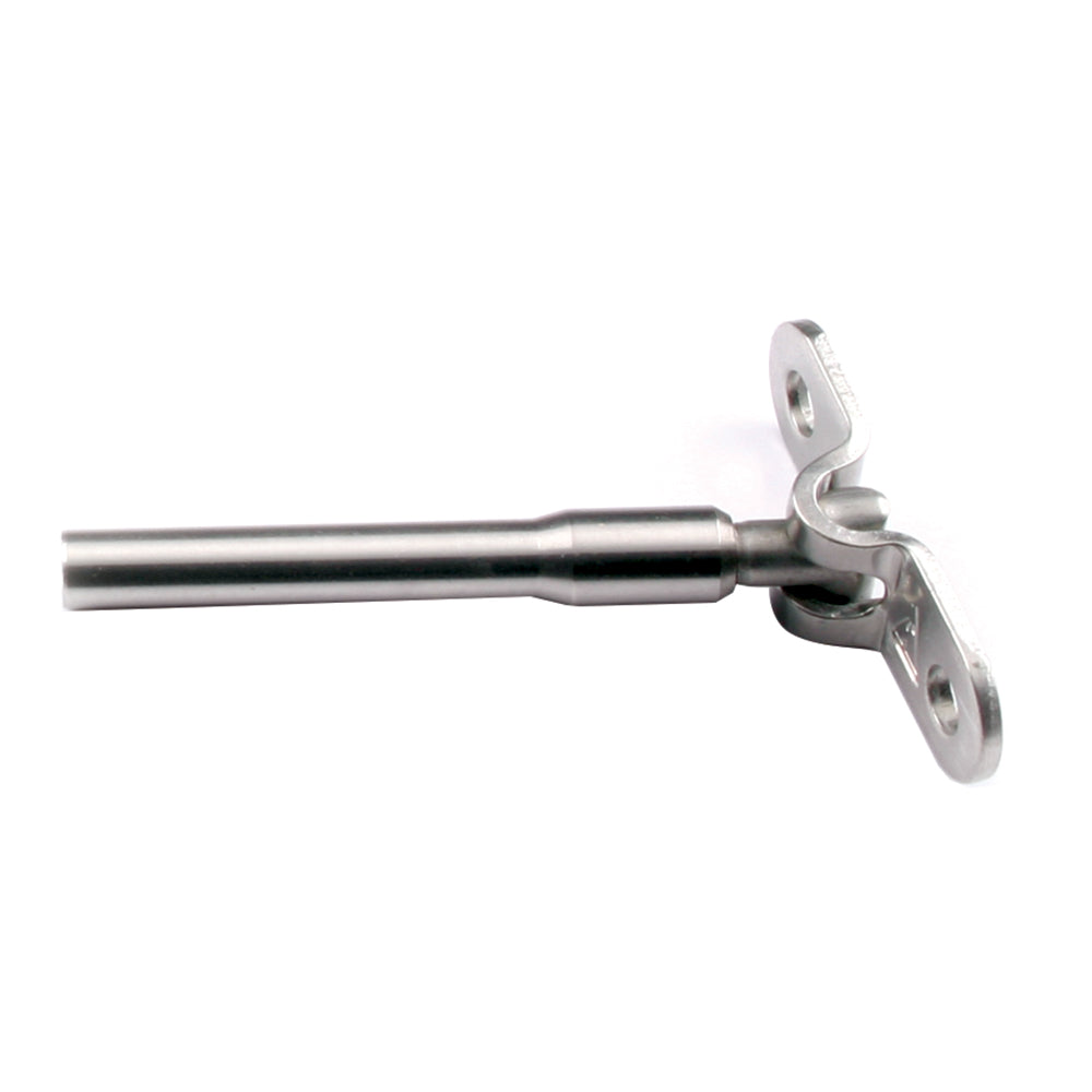 C. Sherman Johnson T-Style Deck Toggle for 1/8-inch wire rigging, durable marine-grade deck hardware for sailing applications