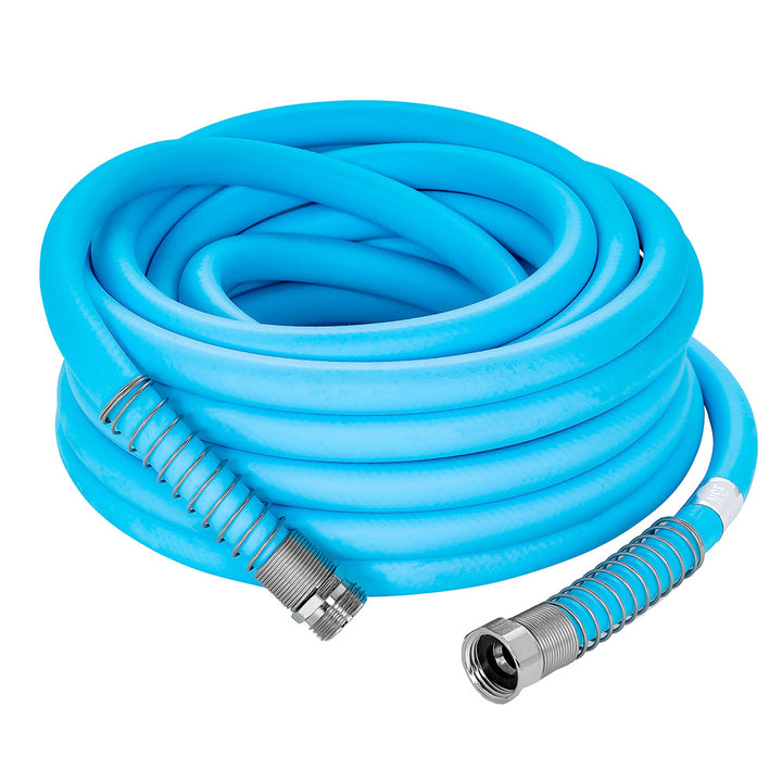 Camco EvoFlex 75 RV and marine drinking water hose, 5/8 inch diameter, flexible and durable for outdoor water access