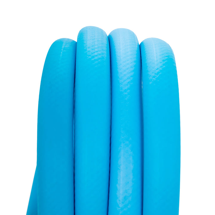 Camco EvoFlex 10-foot drinking water hose, flexible and durable RV accessory, designed for safe outdoor water use.