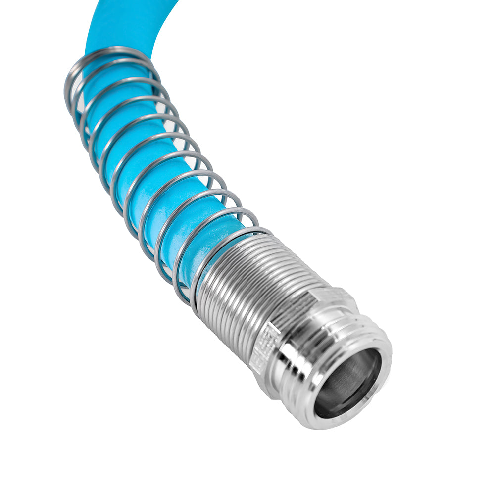 Camco EvoFlex 35-foot drinking water hose, flexible and durable accessory for RV and camping water connections.