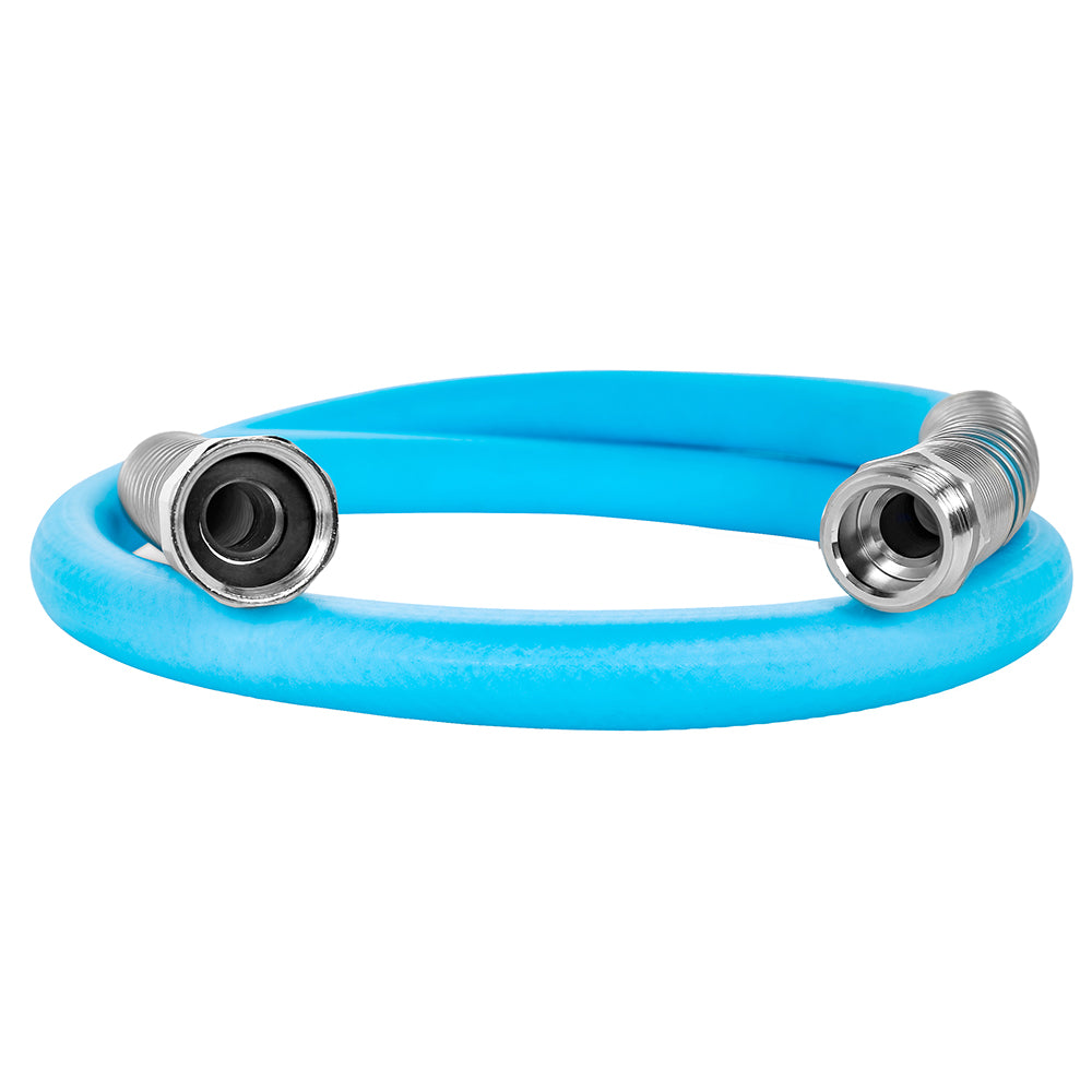 Camco EvoFlex 4-foot drinking water hose for RV and outdoor use, flexible and durable water hose accessory.