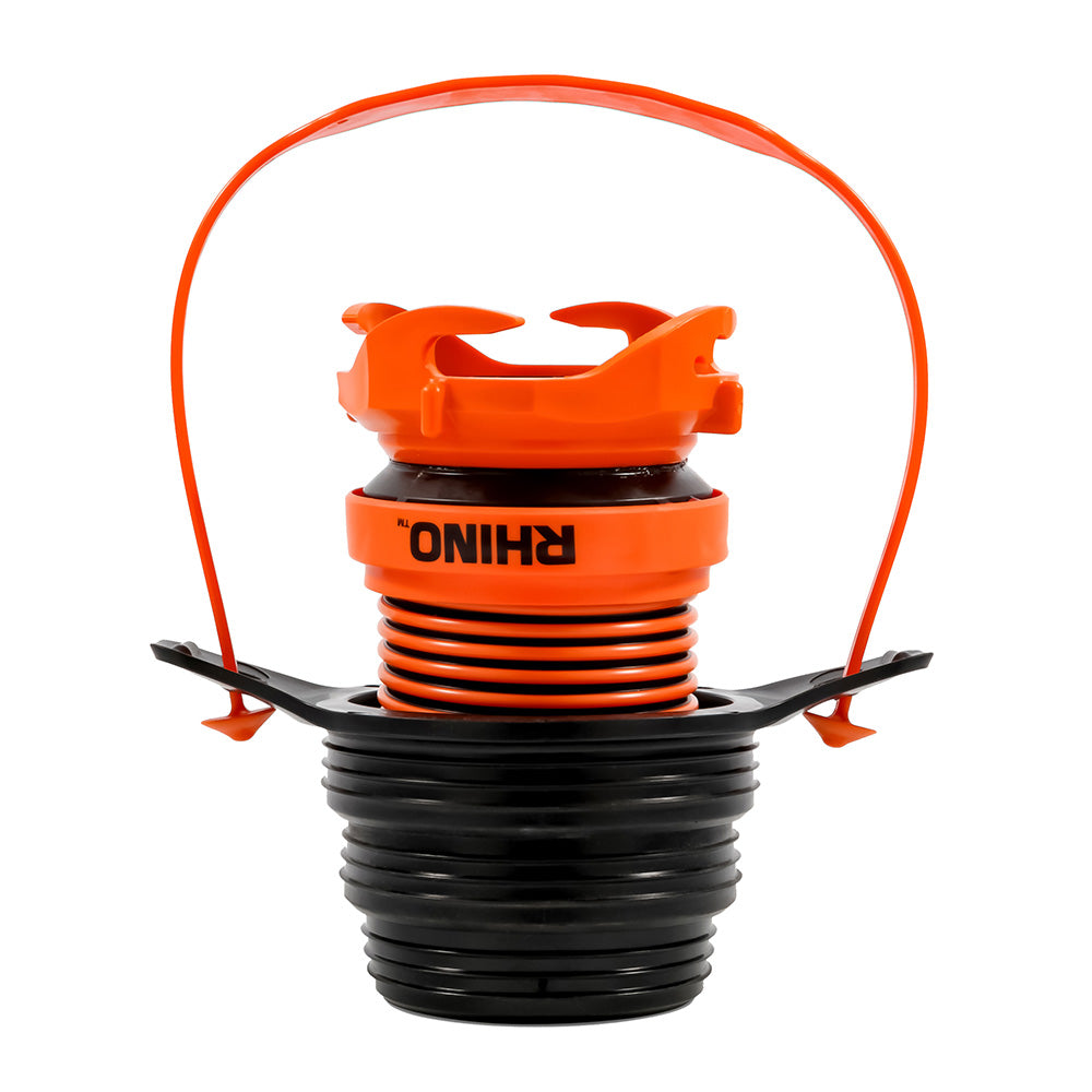 Camco Rhino Sewer Hose Seal Flexible 3-in-1 with Rhino Extreme Handle, sanitation accessory for secure RV sewer connections