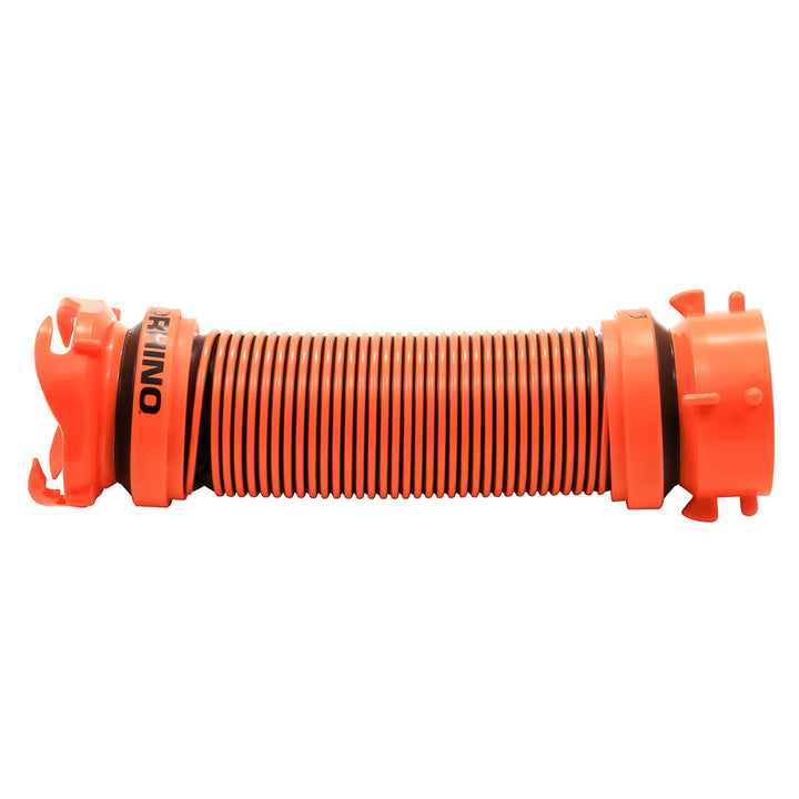 Camco RhinoEXTREME 2-Compartment Sanitation Hose for RV wastewater, durable and flexible for sanitation needs