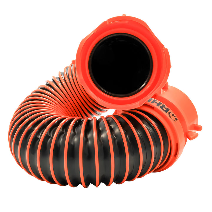 Camco RhinoEXTREME 2 compartment sanitation hose for RV and marine use, durable and easy to connect, by Camco.