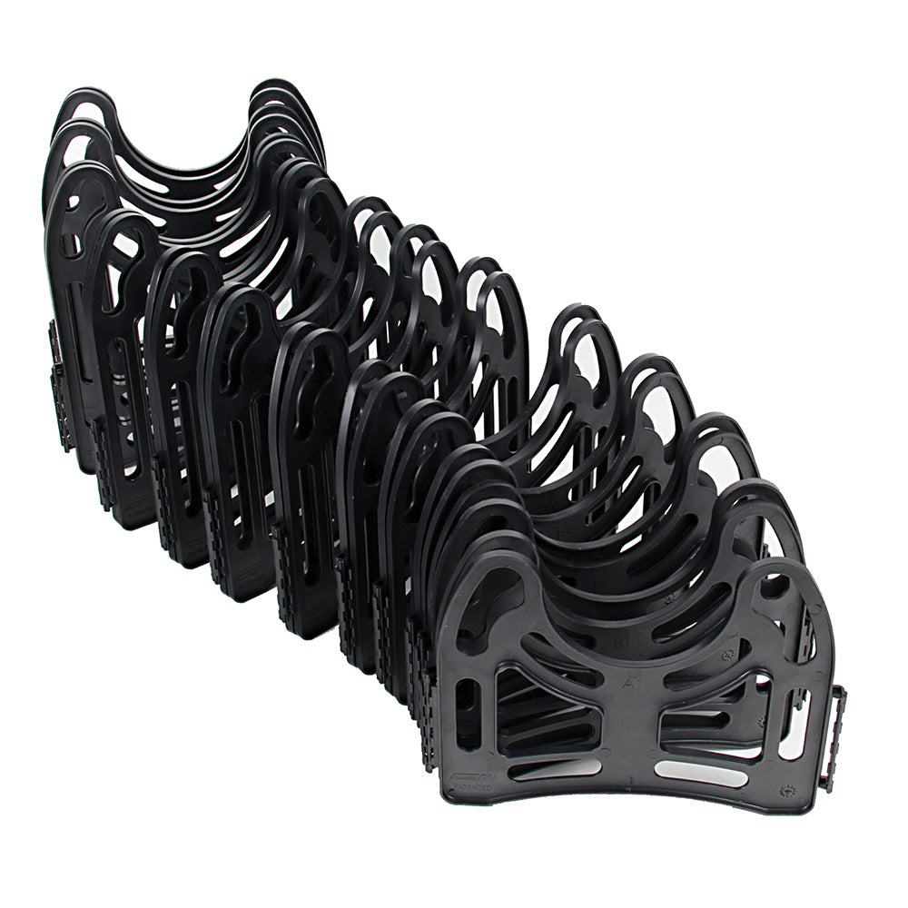 Camco Sidewinder plastic sewer hose support for sanitation, designed to stabilize and elevate RV sewer hoses.