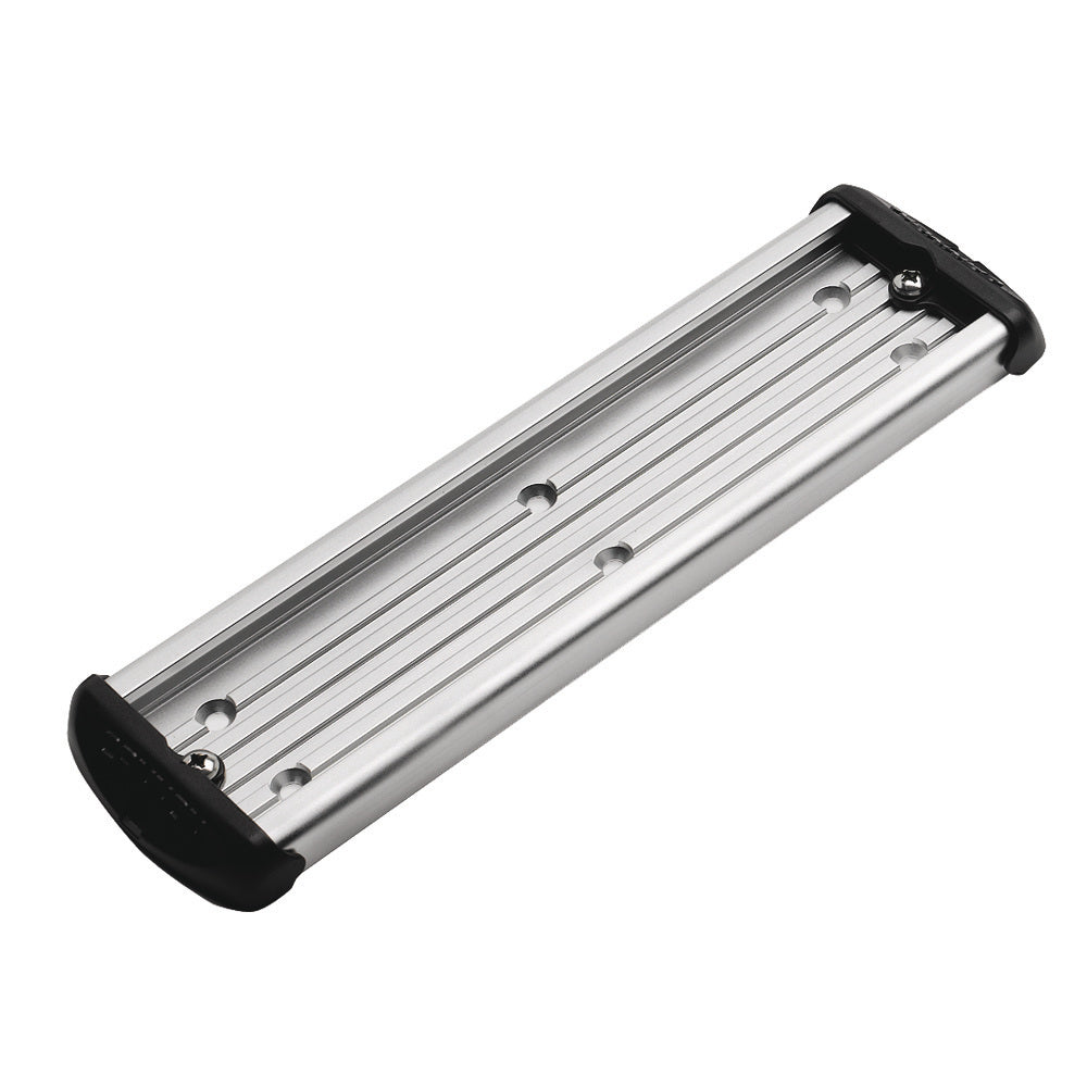 Cannon aluminum mounting track for rod holder accessories, 12-inch length, used for fishing rod support and customization.