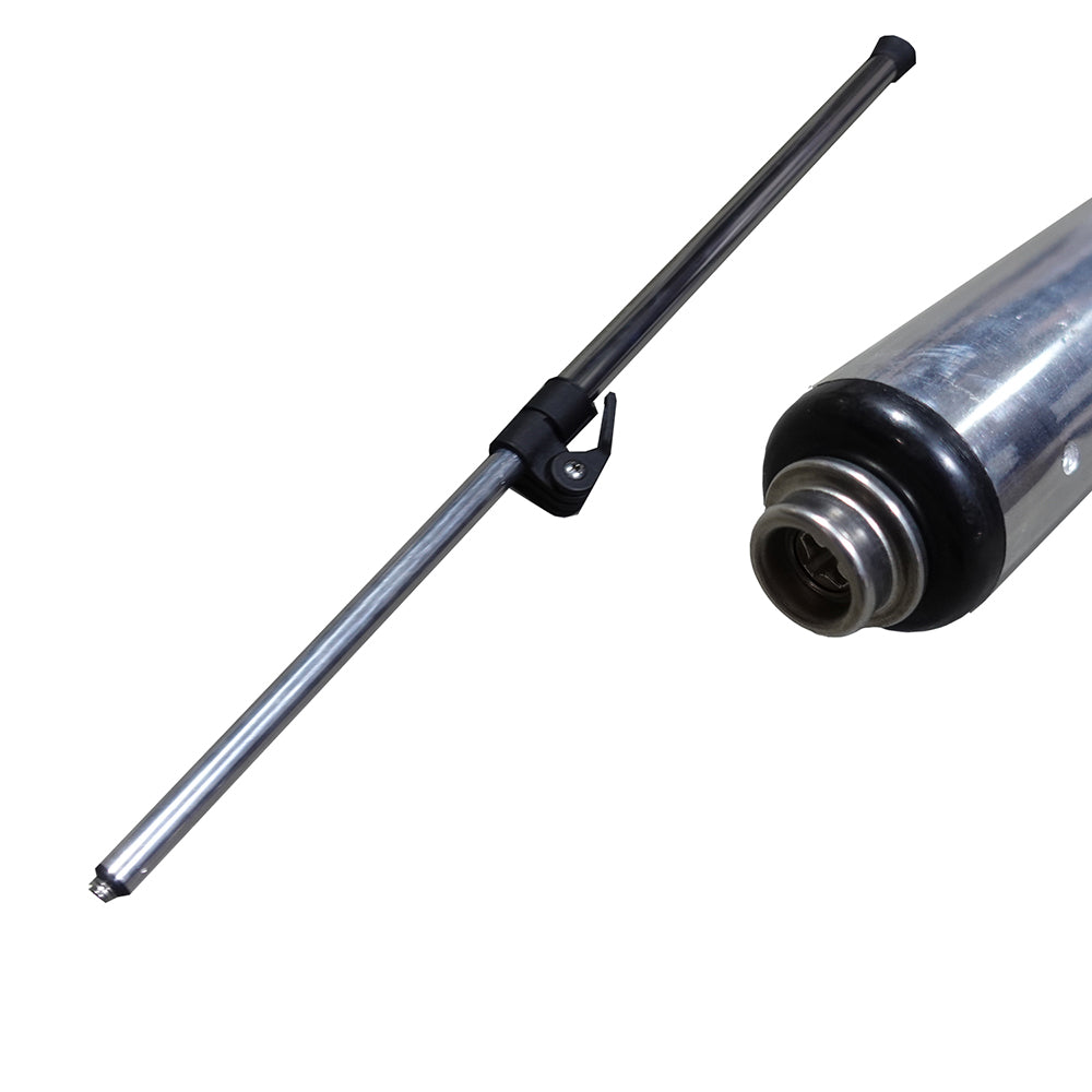 Carver by Covercraft adjustable boat cover support pole with snap vinyl end, designed for marine protection and stability.