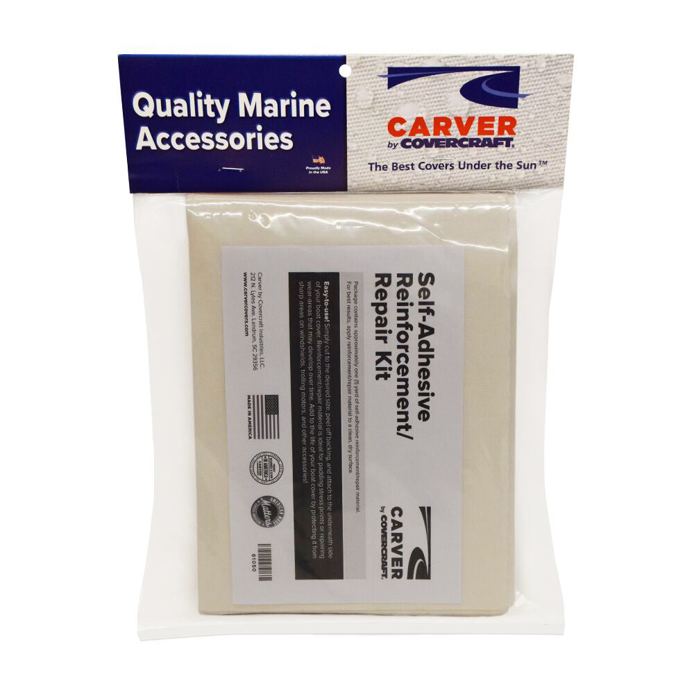 Carver by Covercraft boat reinforcement and repair kit with accessories for boat maintenance and restoration.