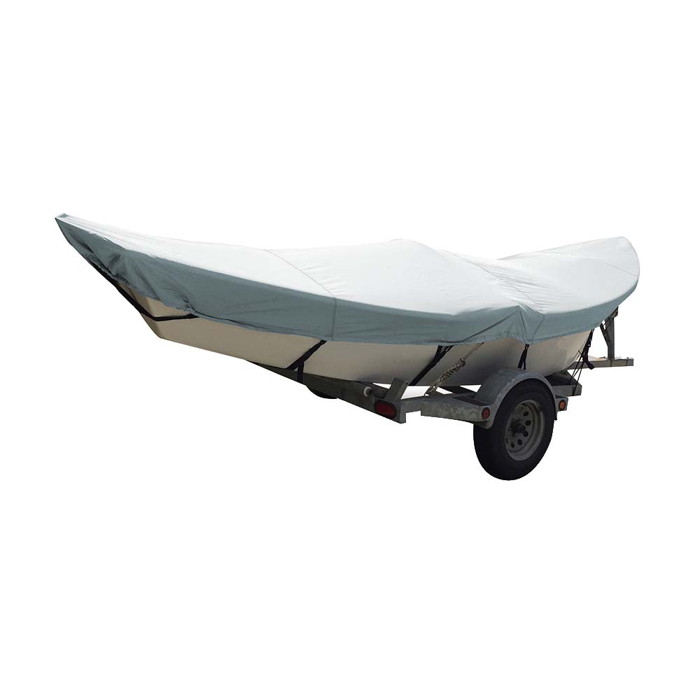 Carver Poly-Flex II Winter Boat Cover in grey for 16&