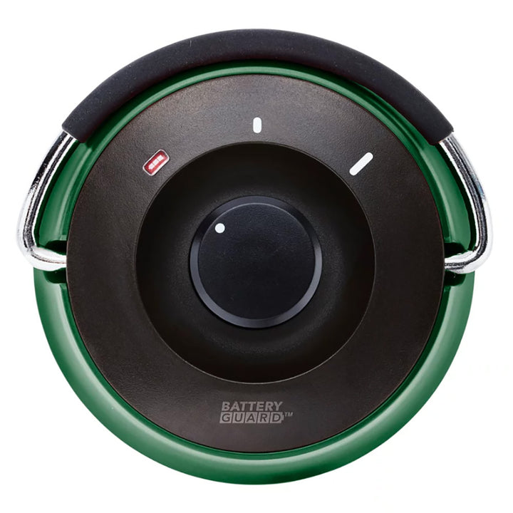 Green Coleman LED Lantern with 600 lumens brightness and BatteryGuard feature, designed for outdoor lighting and camping.