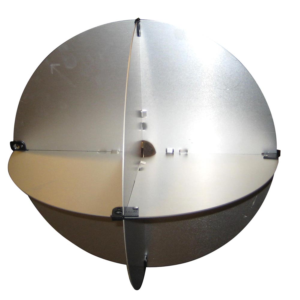 Davis Echomaster Radar Reflector accessory with white and red reflective panels for marine navigation visibility.