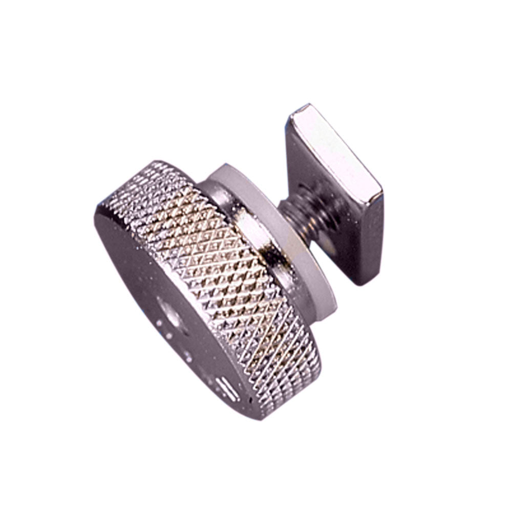Davis Flat Small Sail Track Stop hardware from Davis Instruments on a sailboat track system.