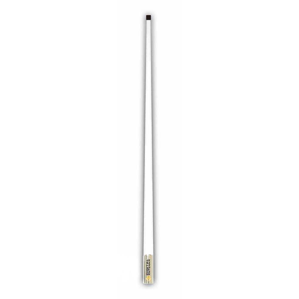 Digital Antenna 528-VW 4 VHF antenna in white with 15-foot cable, designed for clear TV signal reception.