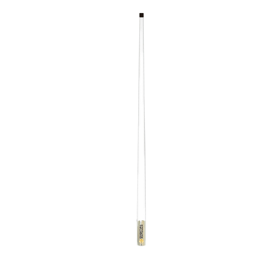 Digital Antenna 529-VW-S 8 VHF antenna in white, designed for vehicle radio reception, shown in a close-up image.