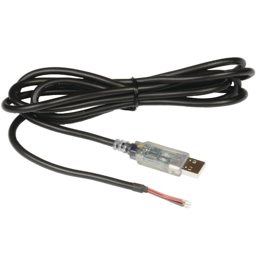 Digital Yacht NMEA adapter for PC with NMEA cables and sensors, used for marine navigation and data connection.