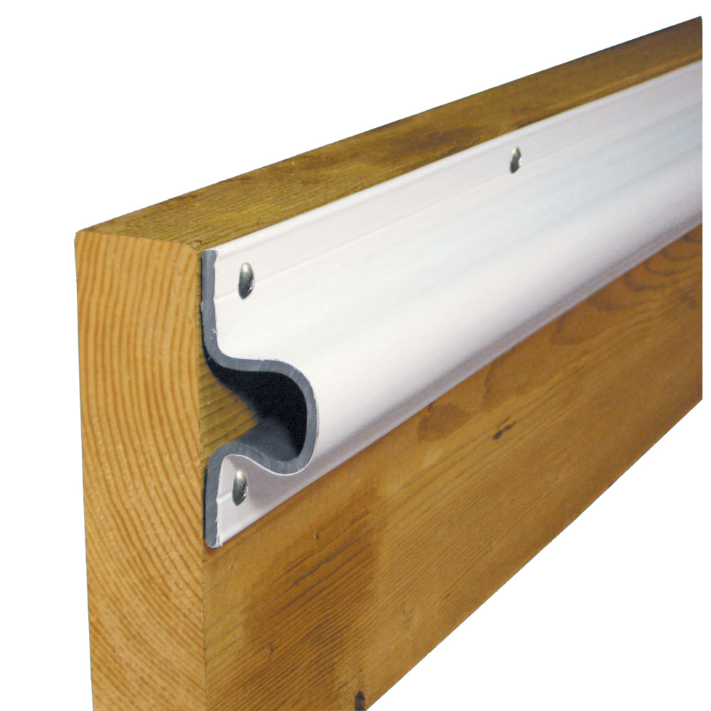 Profilé de quai en PVC « C » Dock Edge – (4) sections de 6 pi – Blanc