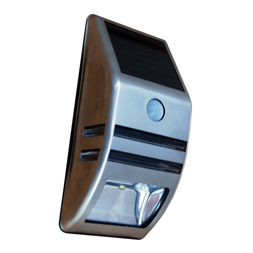 Dock Edge post and surface mount light with motion sensor, designed for docking accessories, shown mounted on a surface.