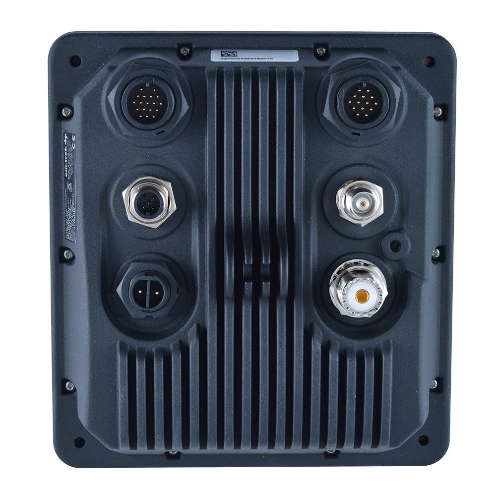 em-trak A200 Class A AIS transceiver for marine vessel tracking and navigation, with digital display and control interface.
