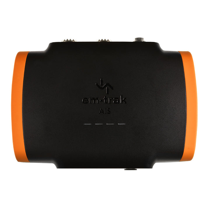 em-trak B923 Class B AIS transceiver with VHF splitter, 2W CSTDMA marine AIS system for vessel tracking and communication.