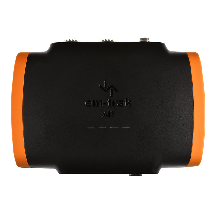 em-trak B924 Class B AIS transceiver with WiFi, Bluetooth, VHF antenna splitter, 2W CSTDMA for marine navigation and safety.