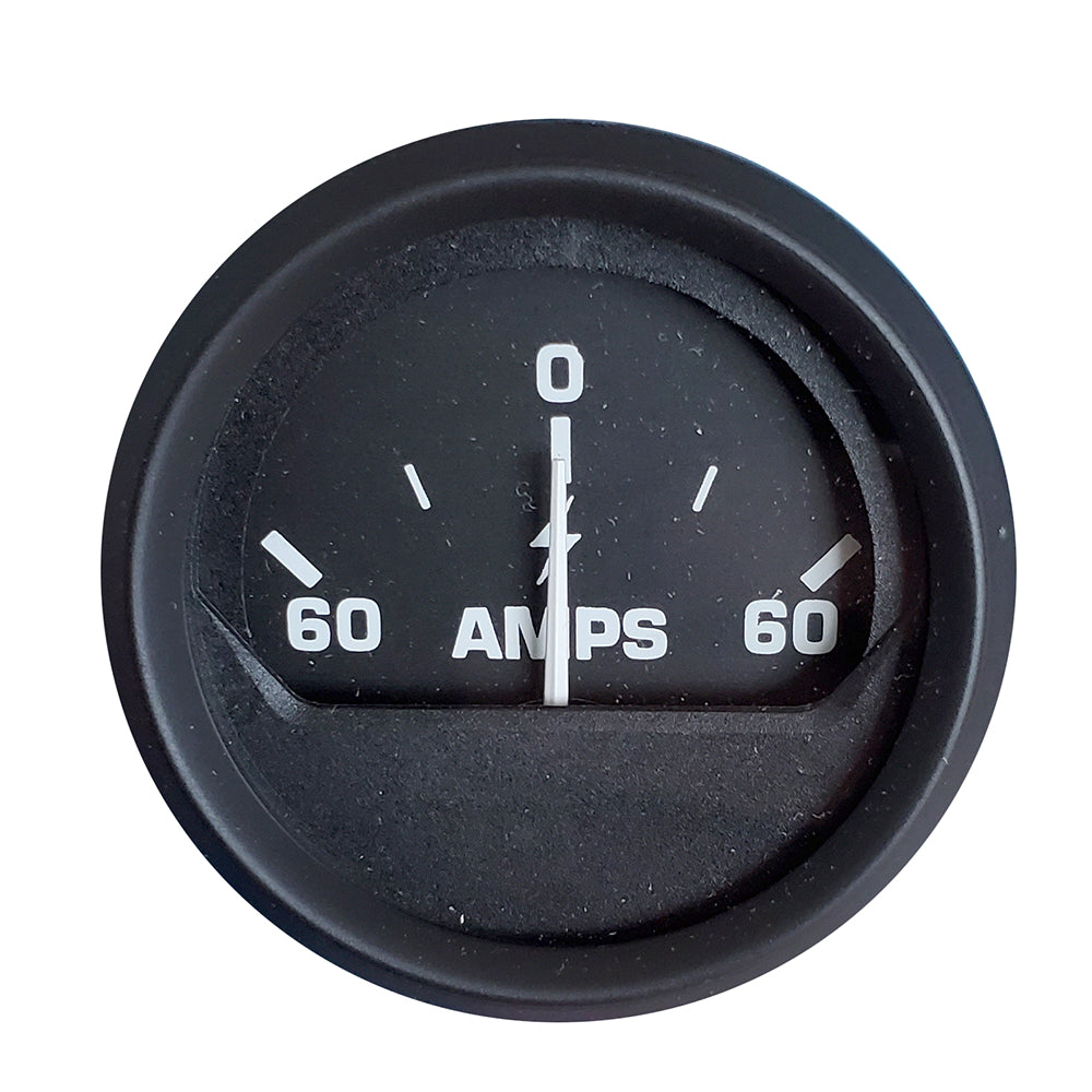 Ampèremètre Faria Euro Black 2" (60-0-60 AMP)