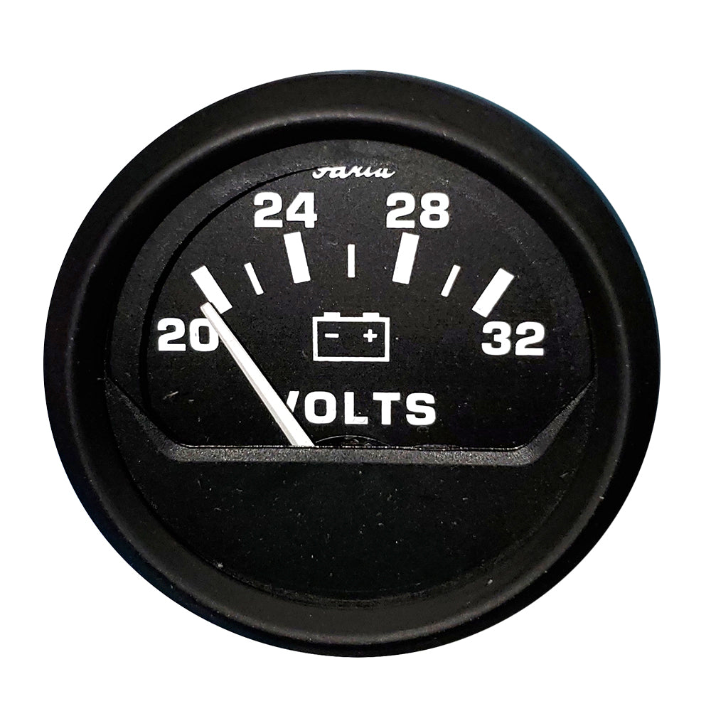 Voltmètre Faria Euro Black 2" (20-32 V)