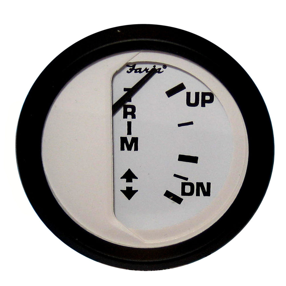Indicateur de finition Faria Euro White 2" pour Mercury/Mariner/Mercruiser/Volvo DP/Yamaha 01 et plus récents