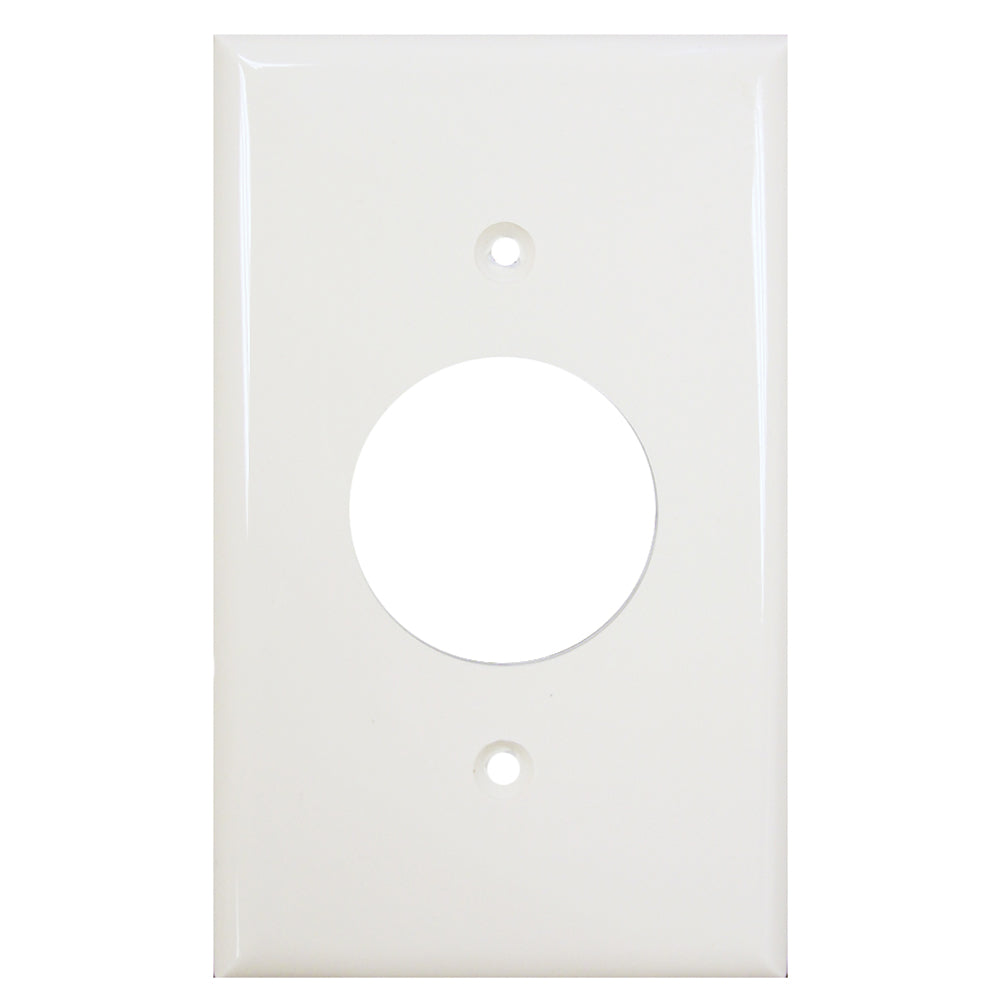 White Fireboy-Xintex Conversion Plate for CO Detectors, marine accessories, durable plastic, designed for easy installation.