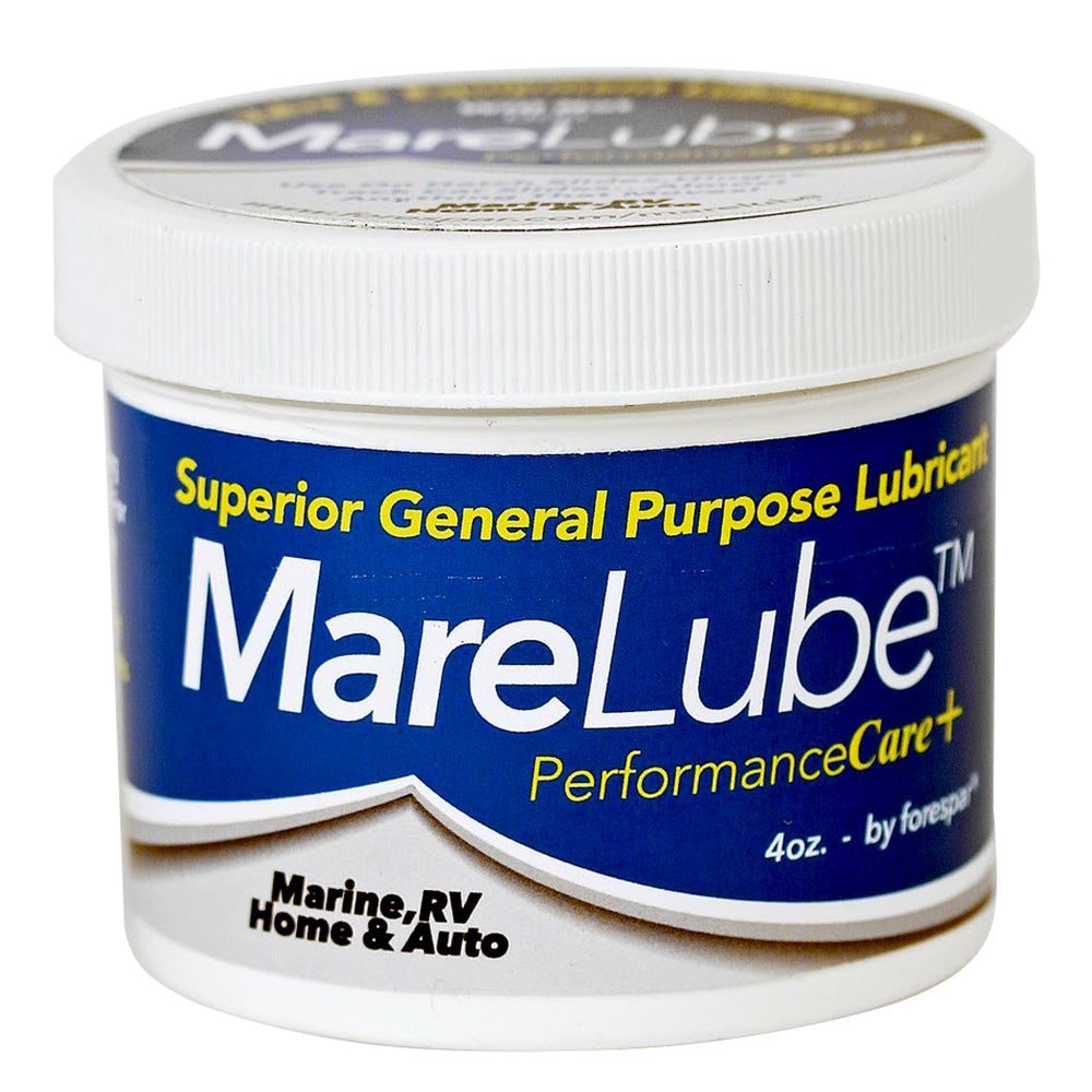 Forespar MareLube Valve general purpose lubricant in a 4 oz bottle, used as an accessory for marine or mechanical applications.