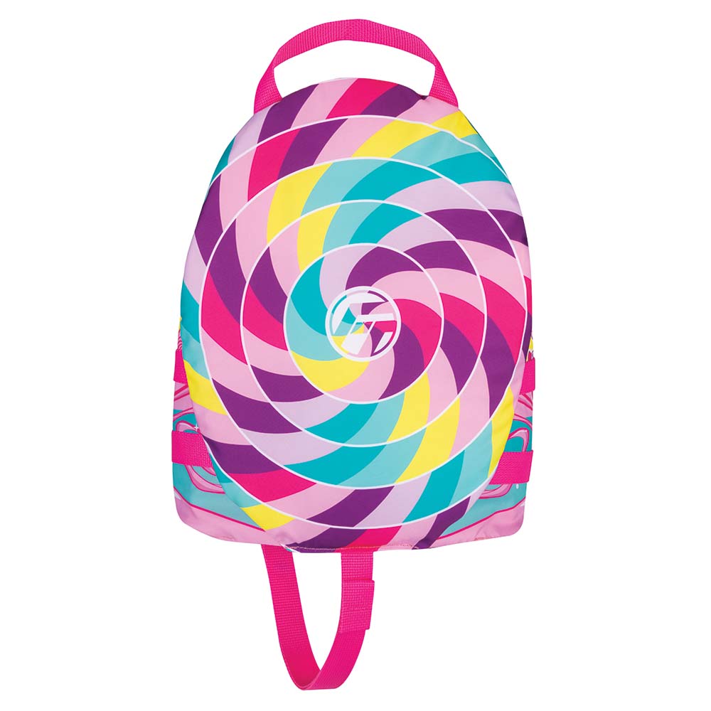 Full Throttle Water Buddies princess life vest for children 30-50lbs, colorful flotation device with princess design.
