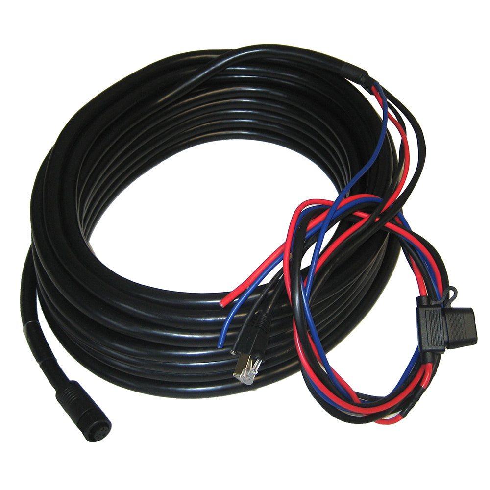 Furuno DRS AX NXT radar signal power cable, 10 meters long, with visible connectors and sturdy insulation for marine radar systems